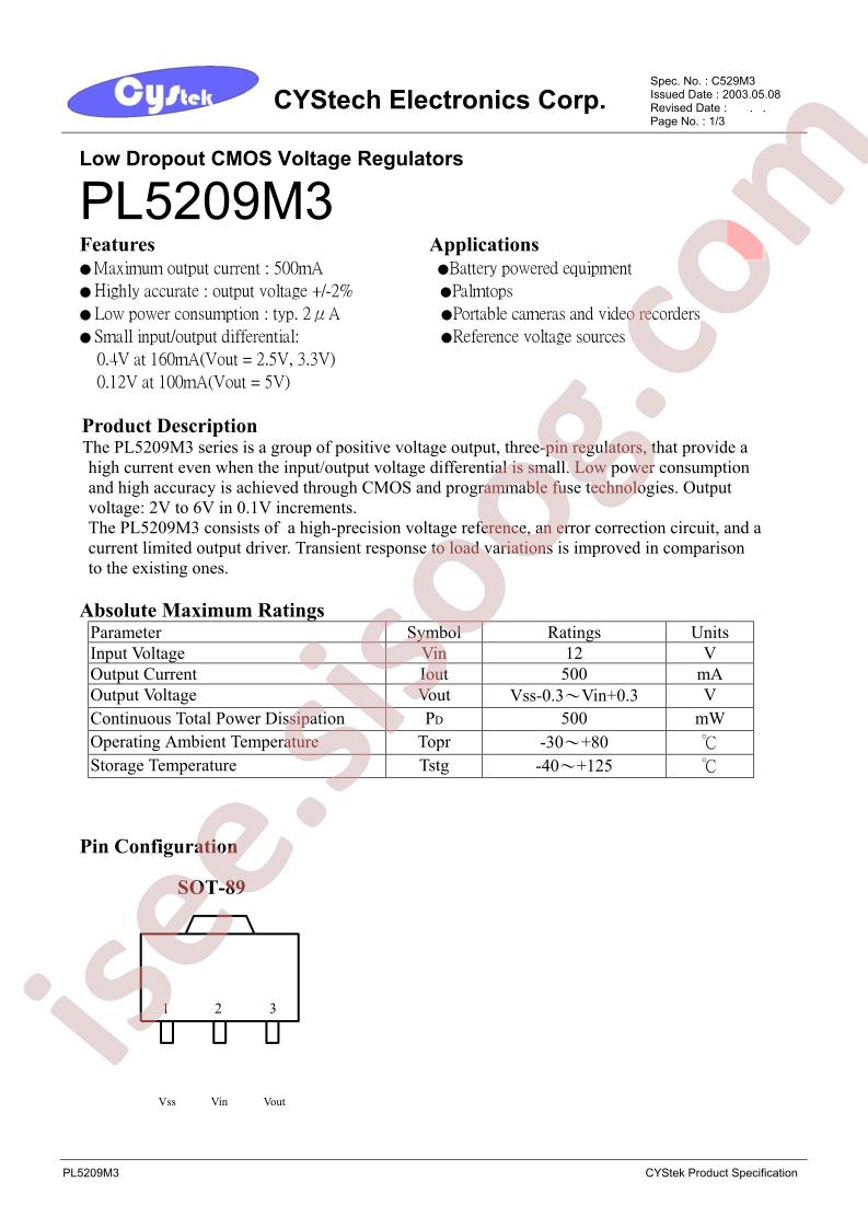 PL5209-5.0M3