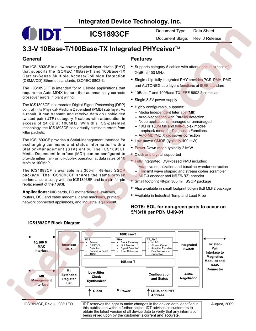 ICS1893CF