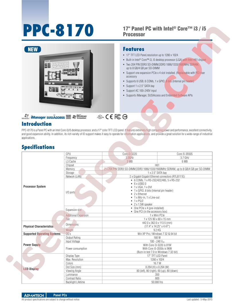 PPC-8170-RI3AE