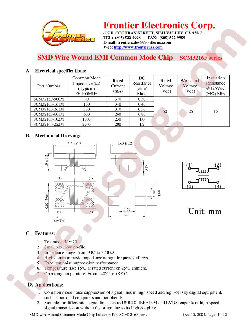 SCM3216F