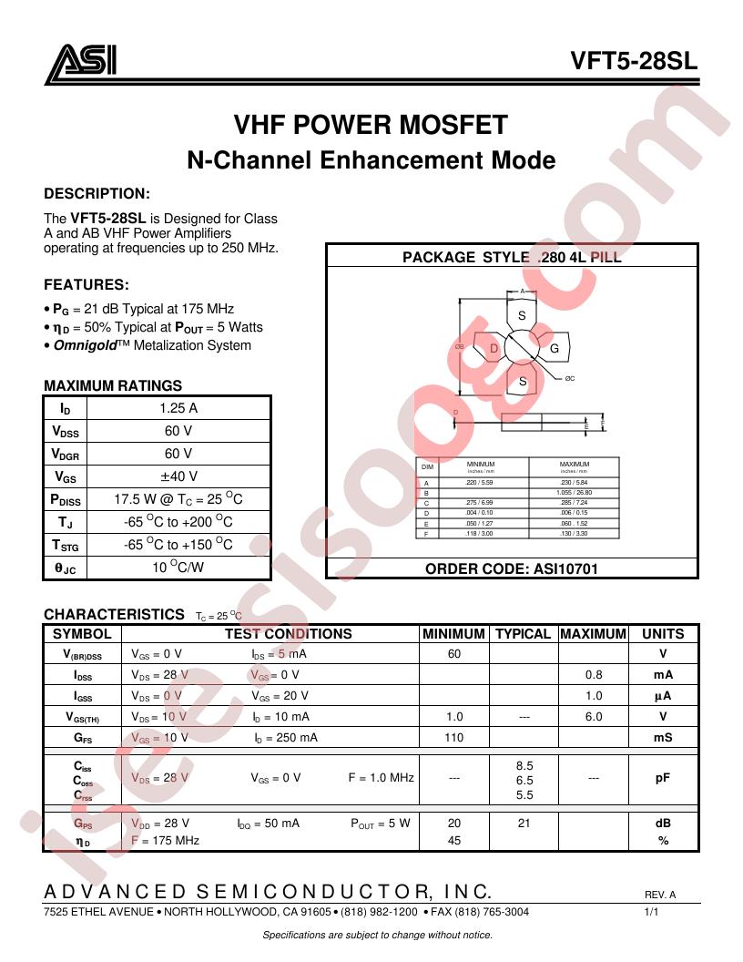 VFT5-28SL