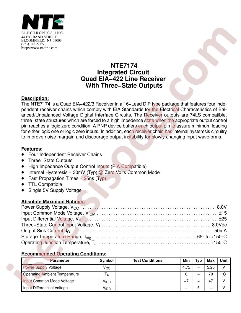 NTE7174