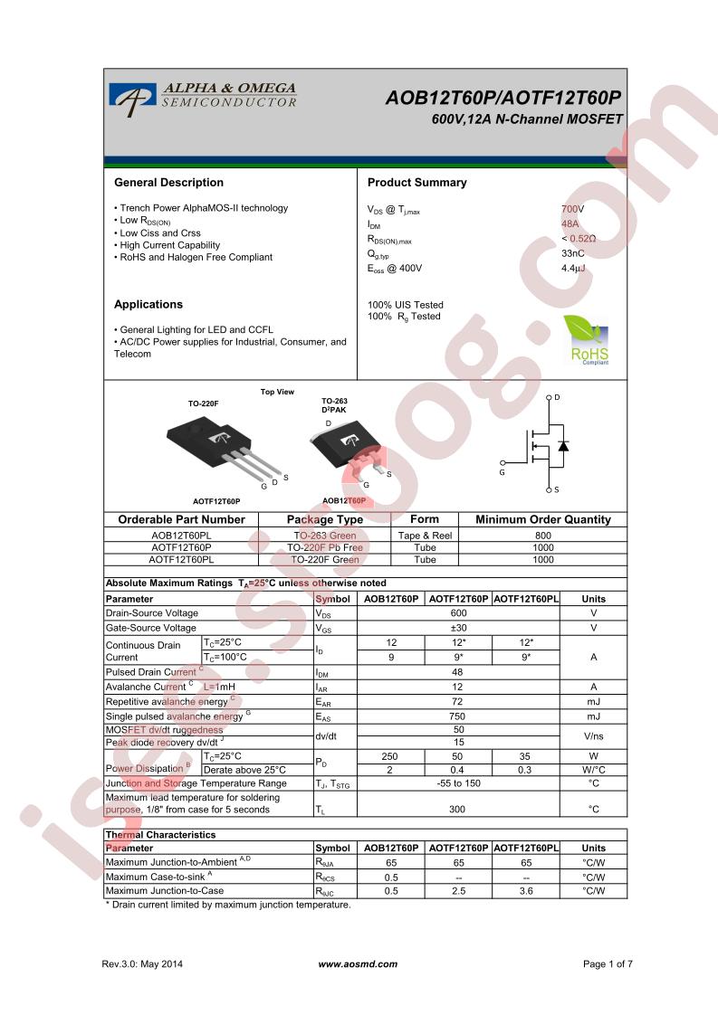AOTF12T60PL