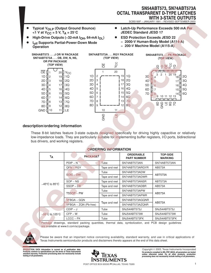SN54ABT573_08