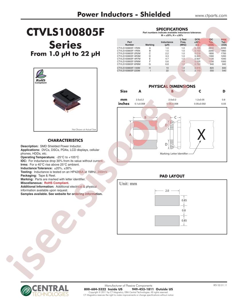 CTVLS100805F