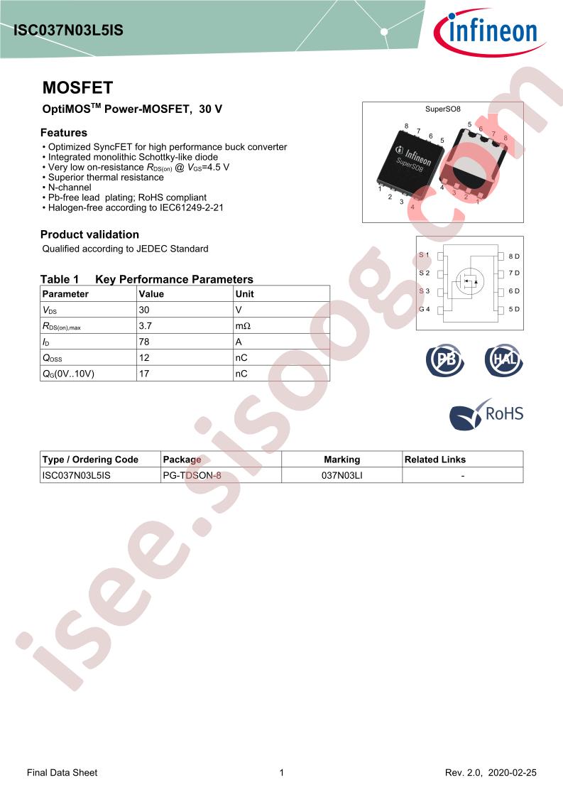 ISC037N03L5IS