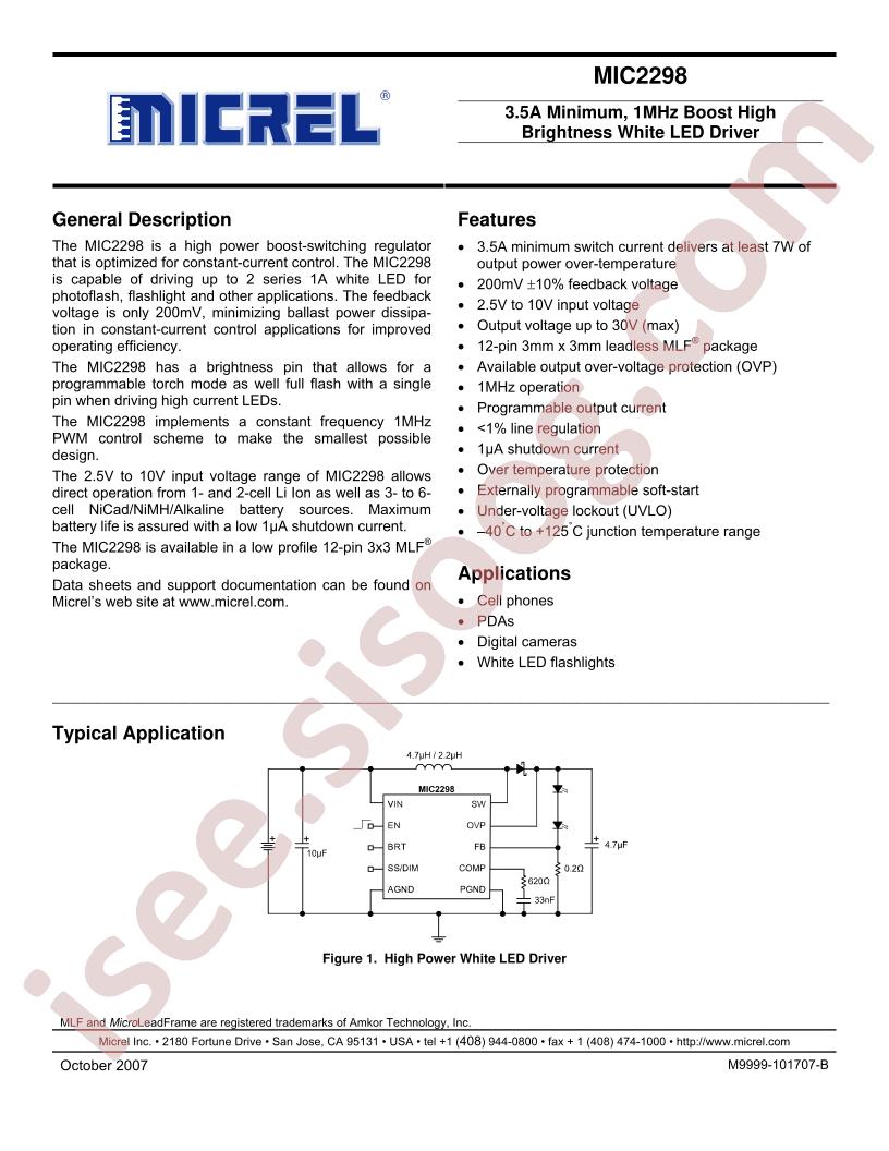 MIC2298-15YML