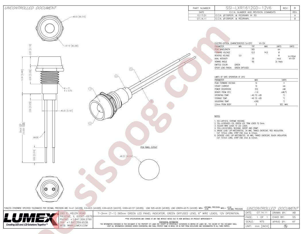 SSI-LXR1612GD-12V6