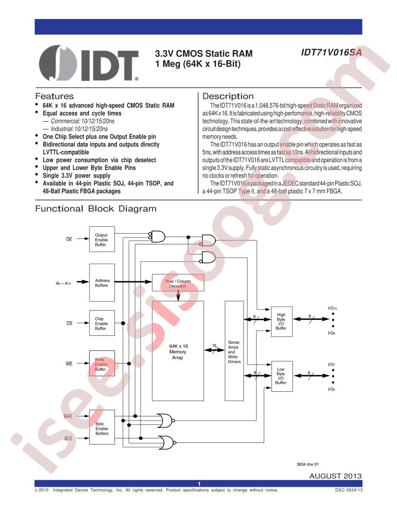 IDT71V016SA_13