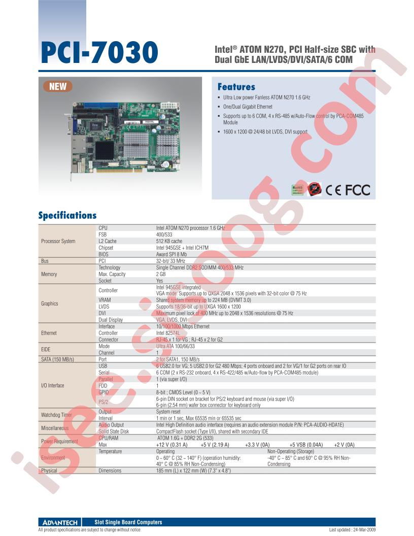 PCI-7030