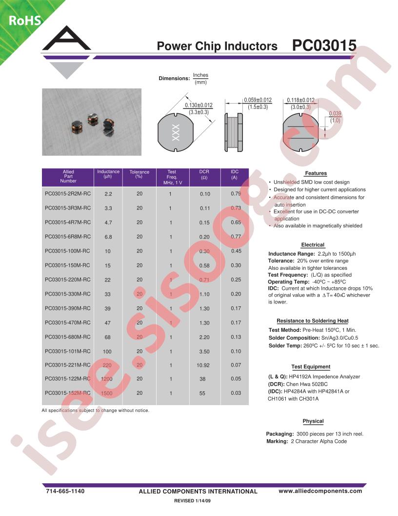 PC03015-100M-RC