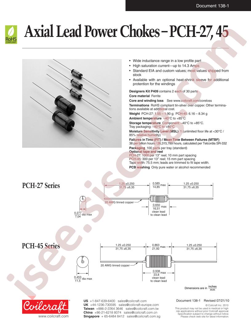 PCH-27X-105JLT