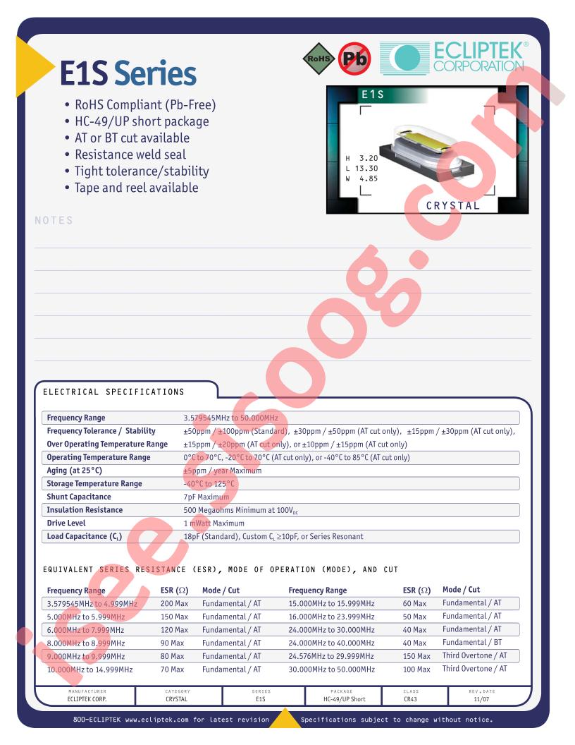 E1SKC18-20000MTR