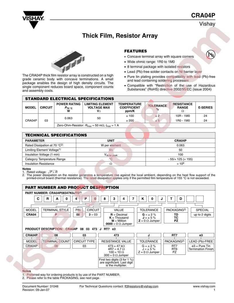 CRA04P0830000ZTD