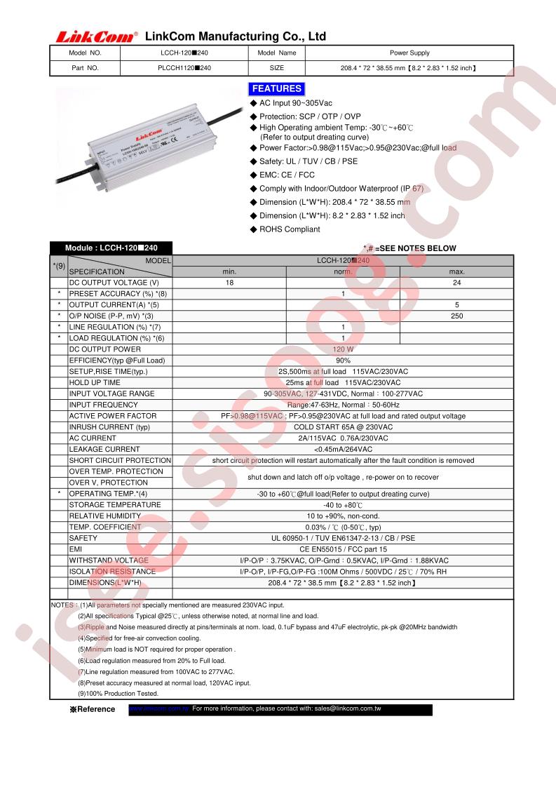 LCCH-120X240