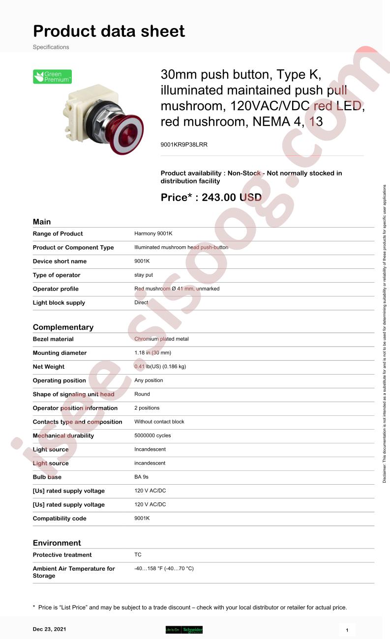 9001KR9P38LRR