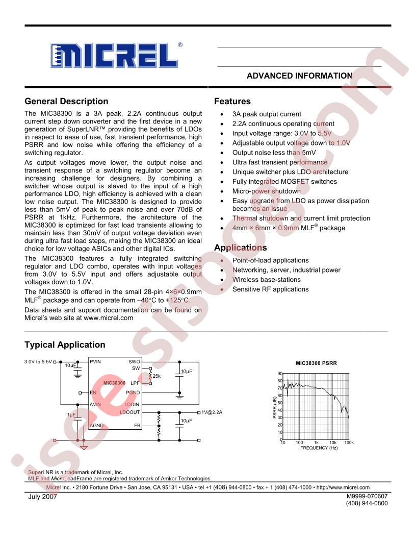 MIC38300HYHL