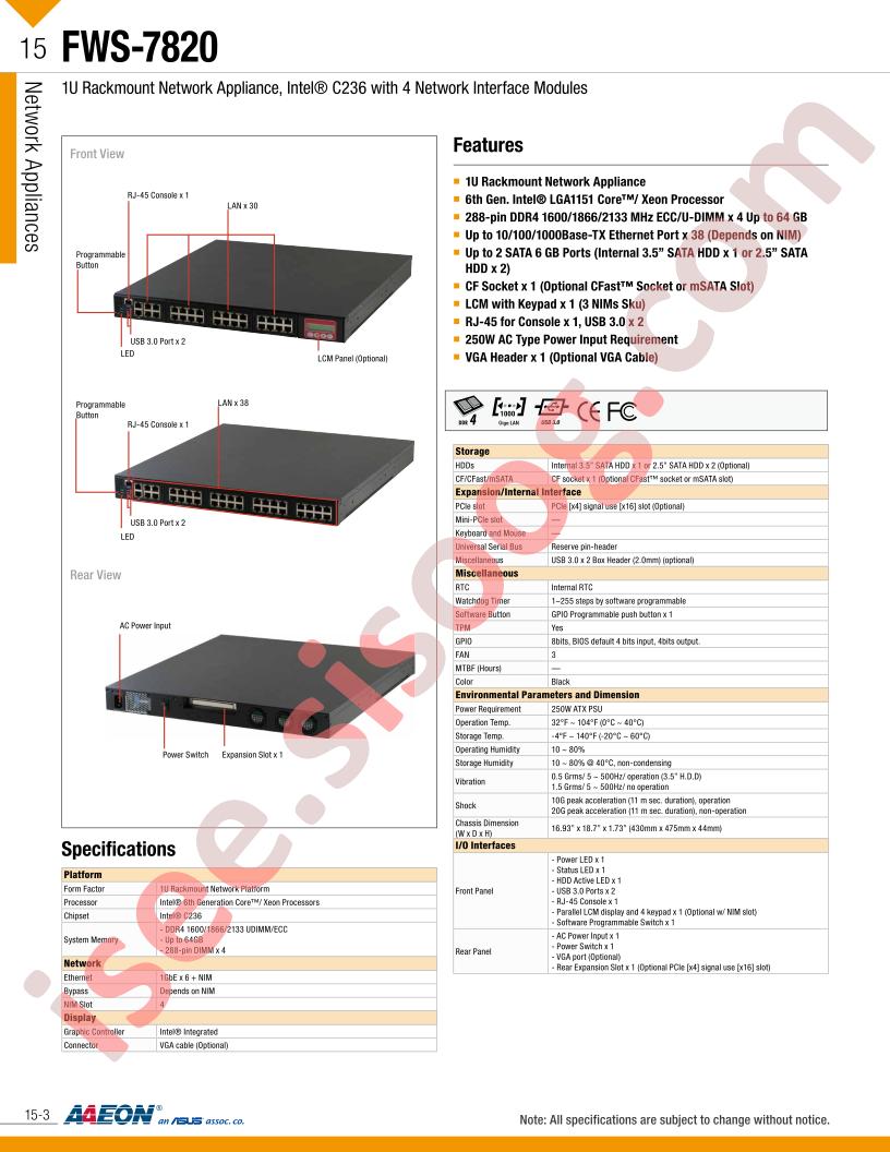 FWS-7820