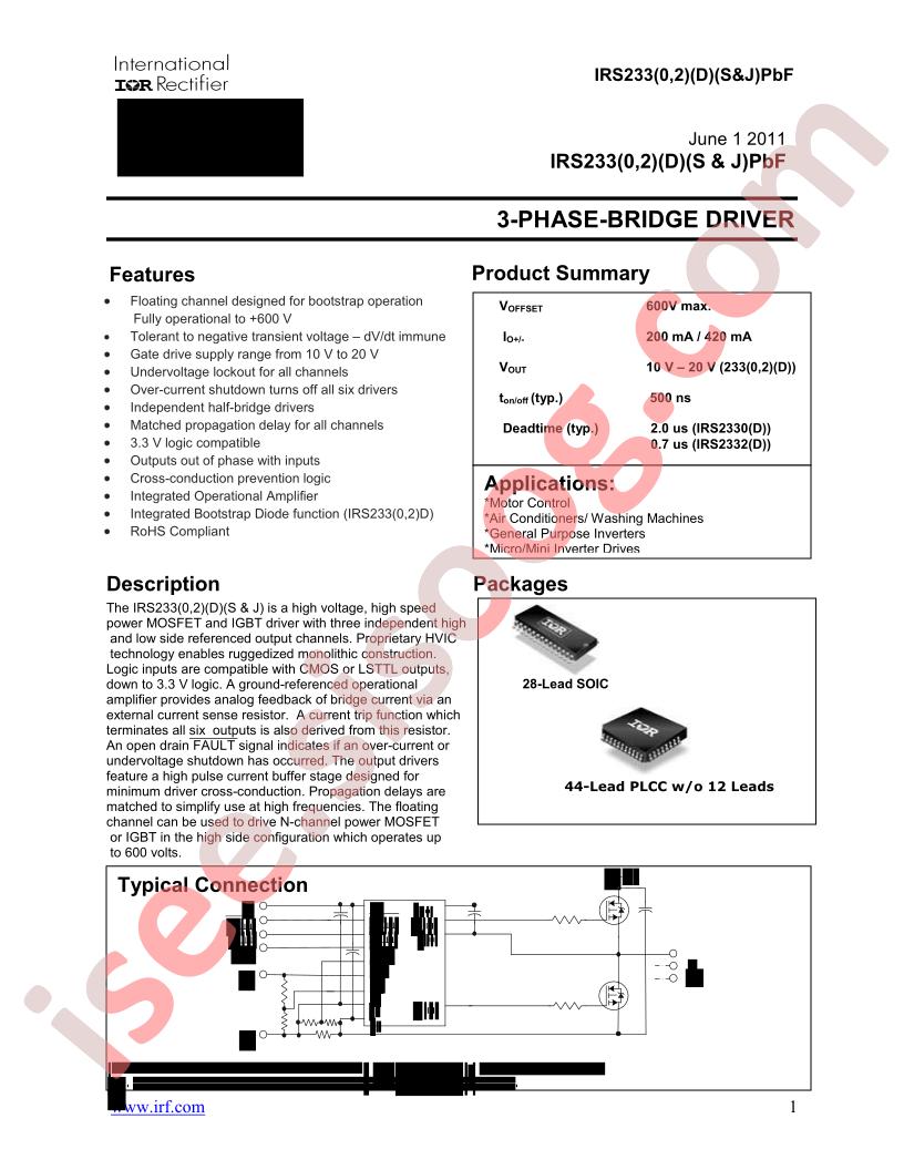IRS2332SPBF
