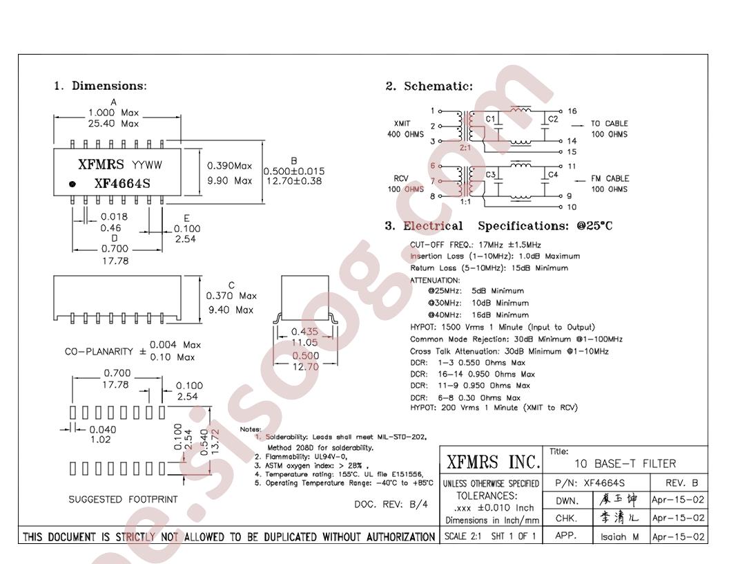 XF4664S