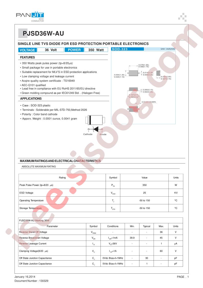 PJSD36W-AU