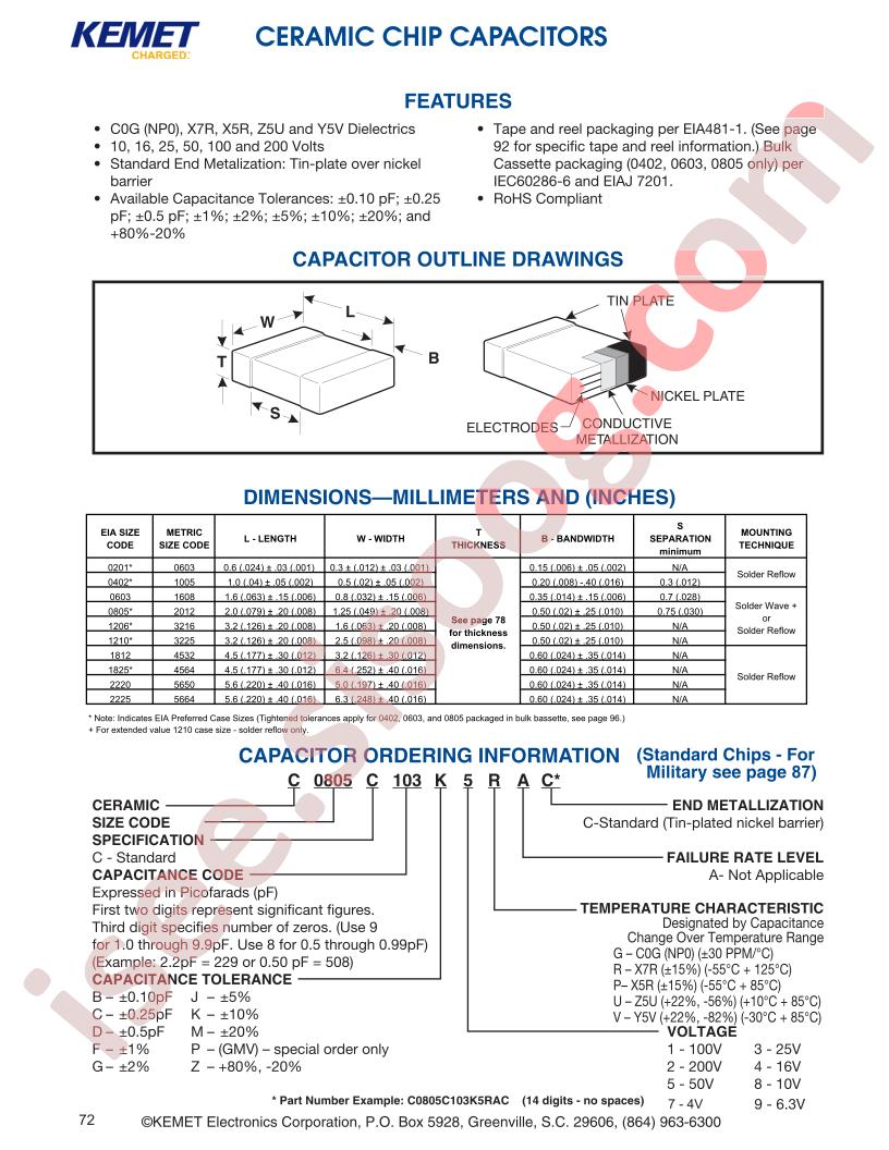C0805C103K1RAC