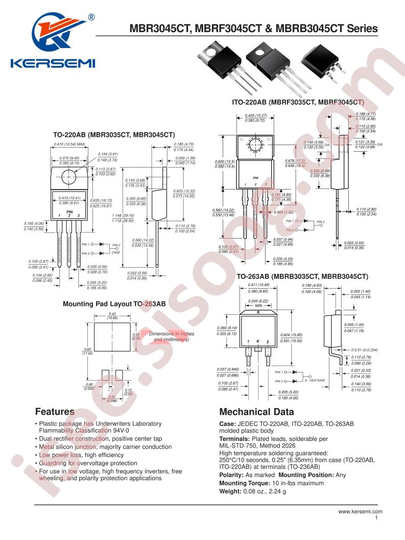 MBRF3045CT