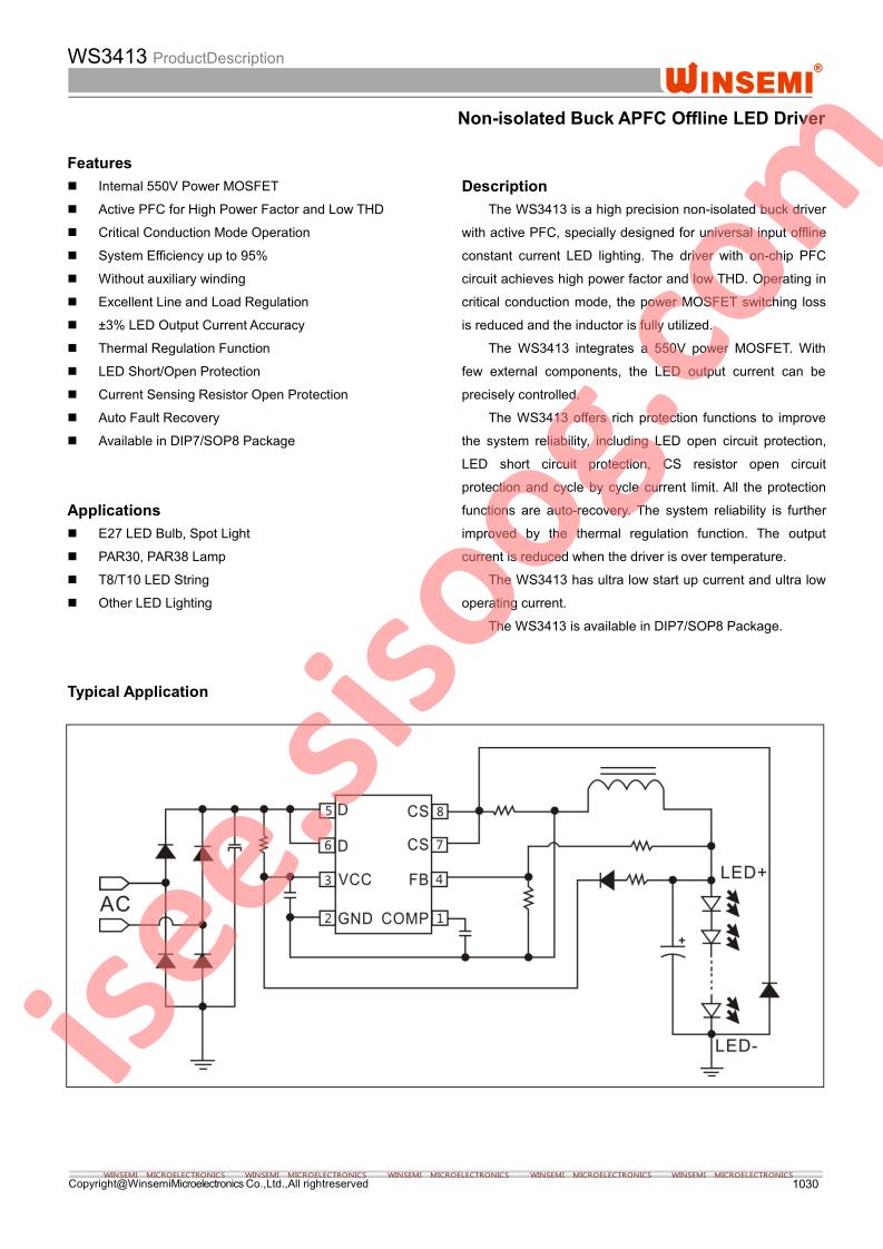 WS3413D7P