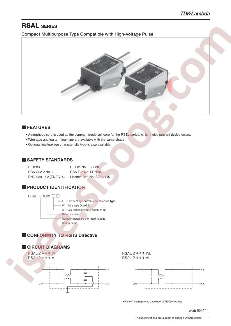 RSAL-20R5W