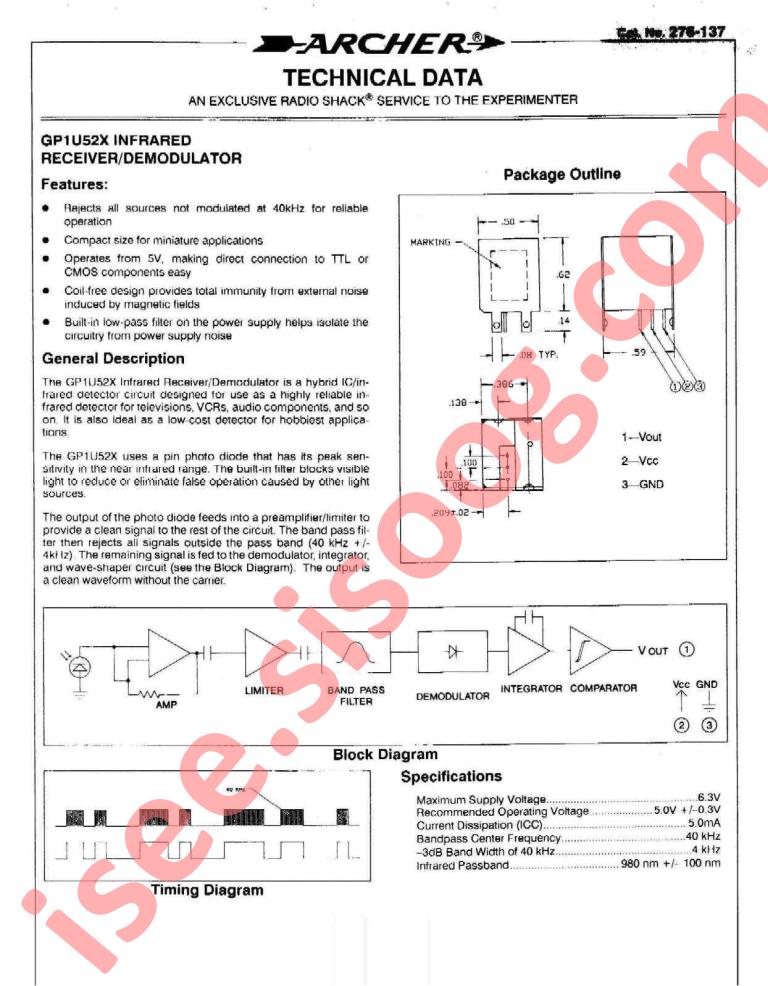 GP1U52X