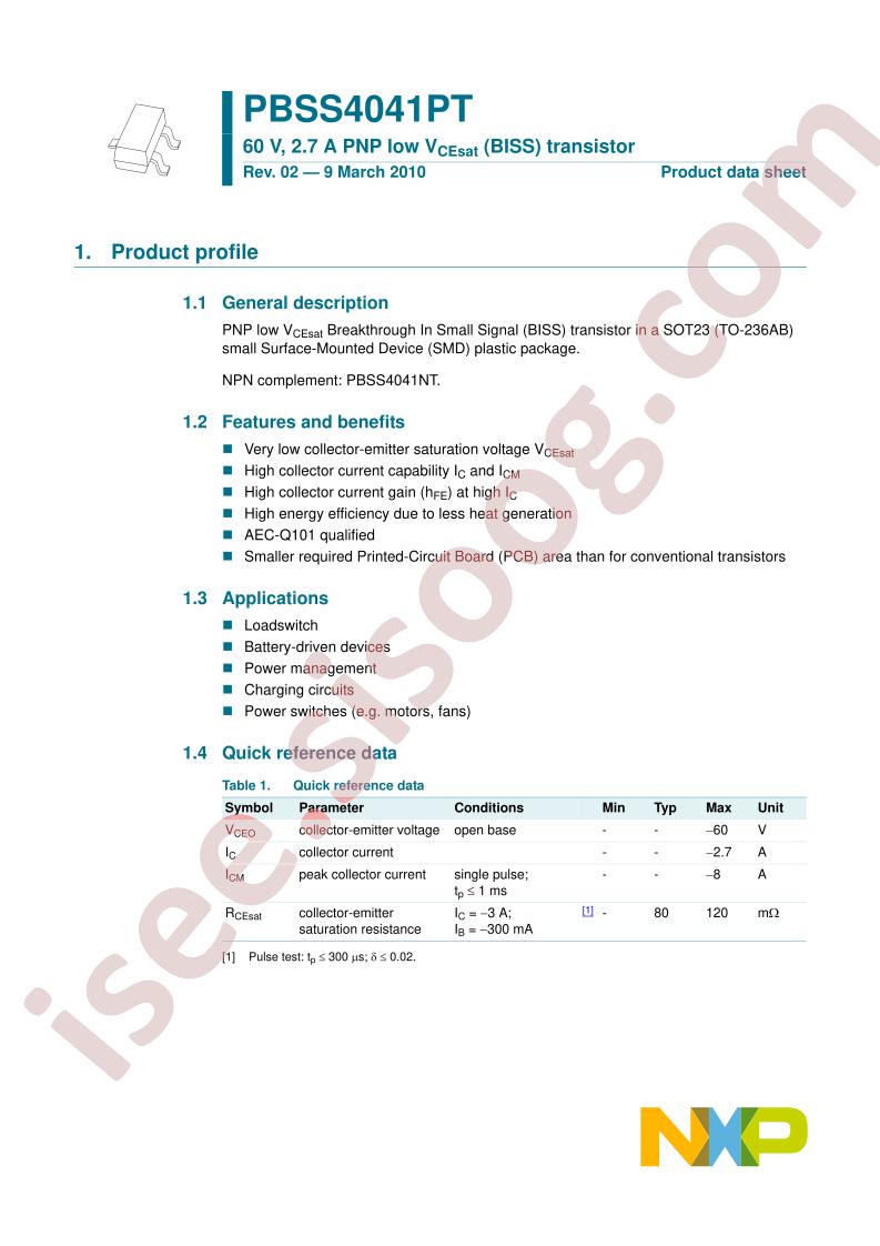 PBSS4041PT