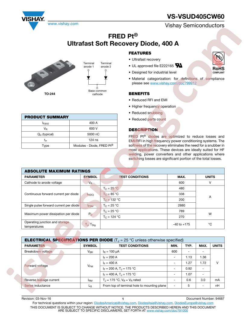 VS-VSUD405CW60