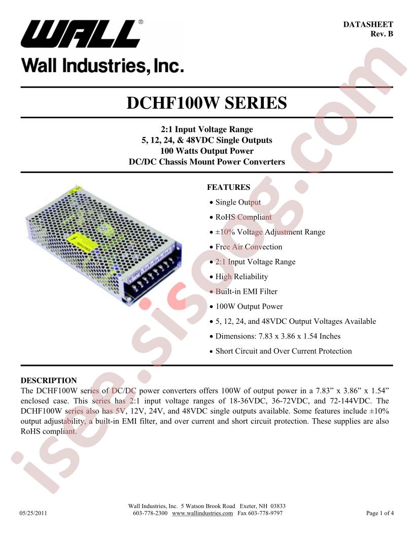 DCHF100W