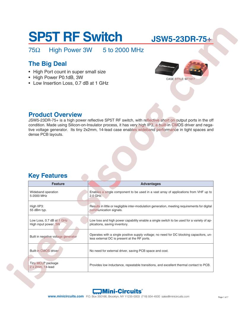 JSW5-23DR-75+