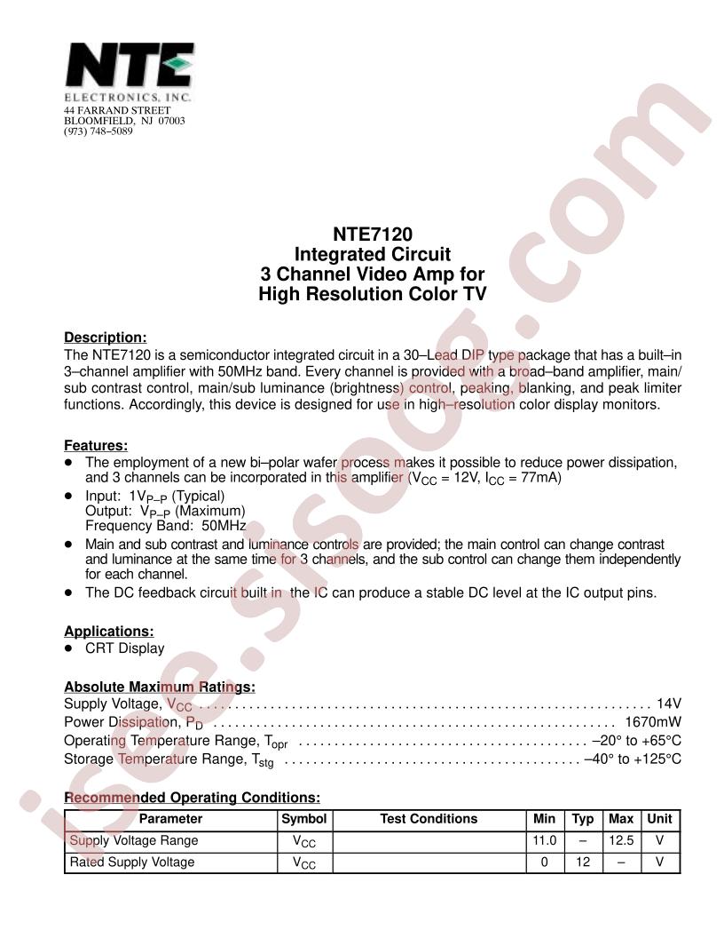 NTE7120