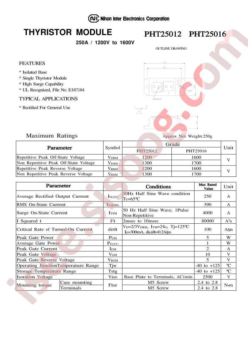 PHT25012