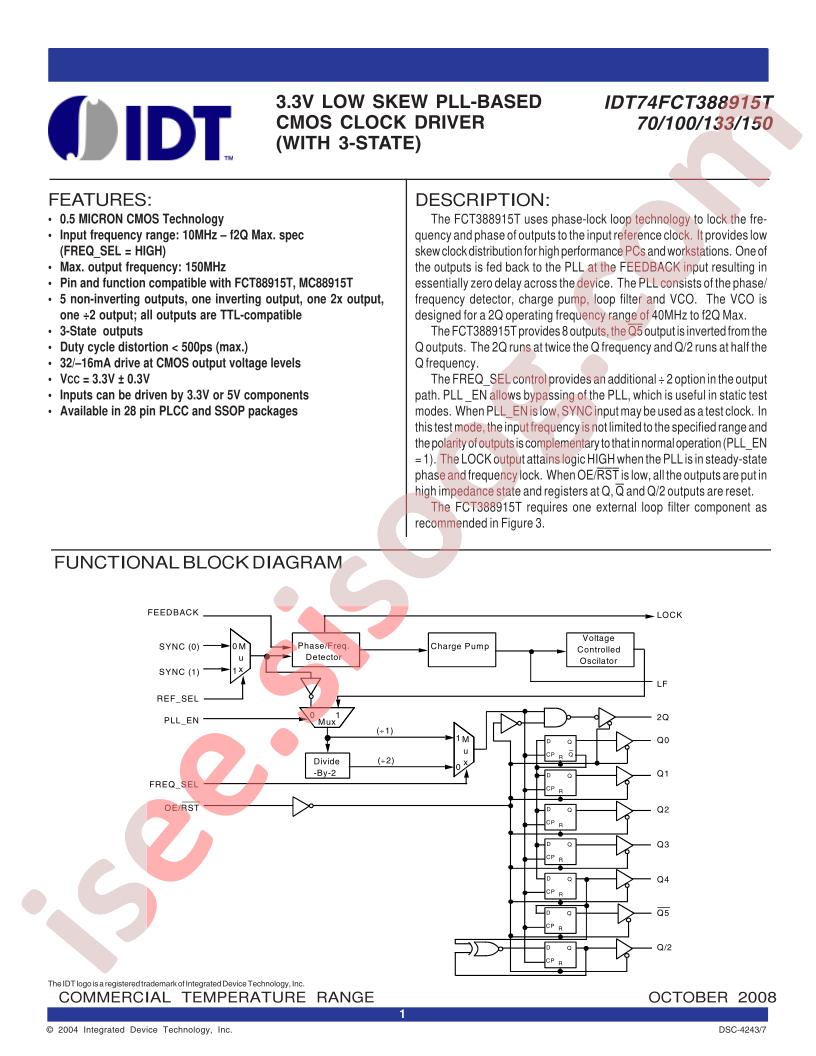 74FCT388915T100J