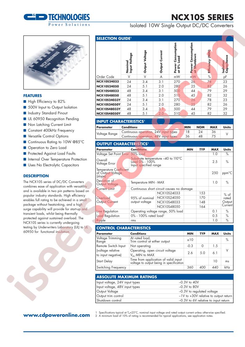 NCX10S24050Y
