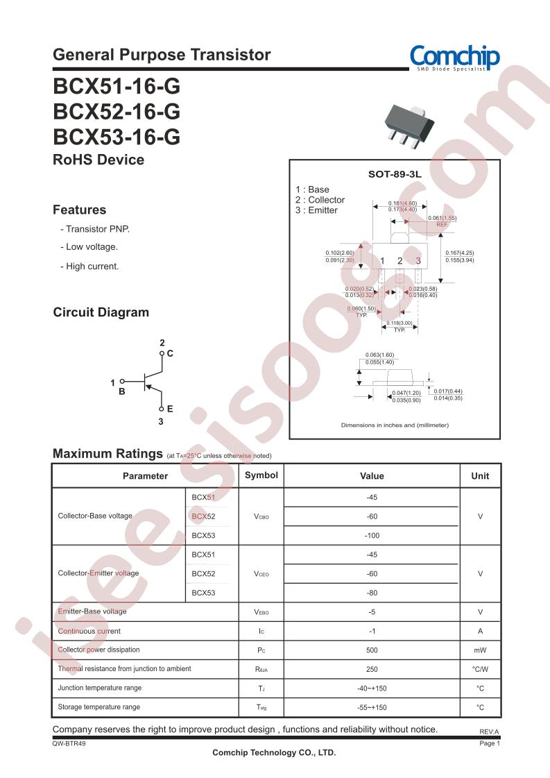 BCX53-16-G