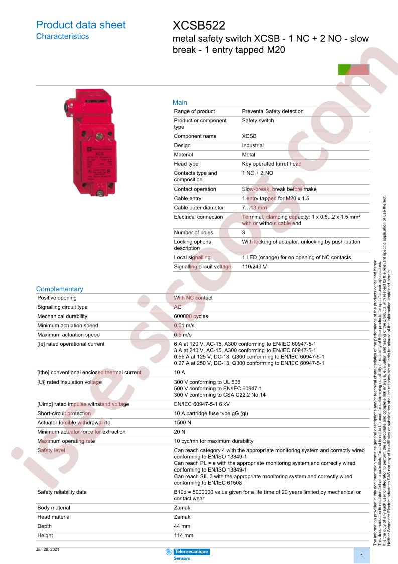 XCSB522