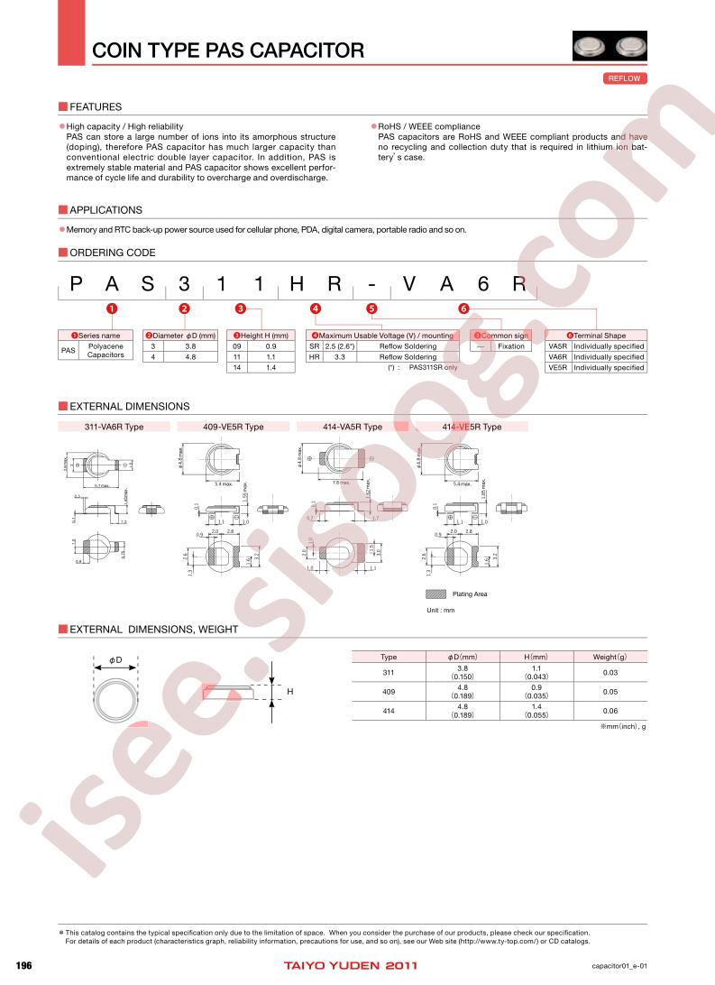 PAS311HR-VA6R
