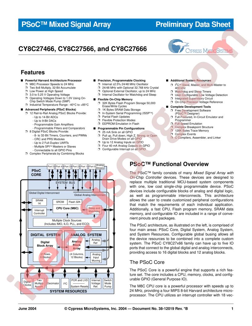CY8C27466