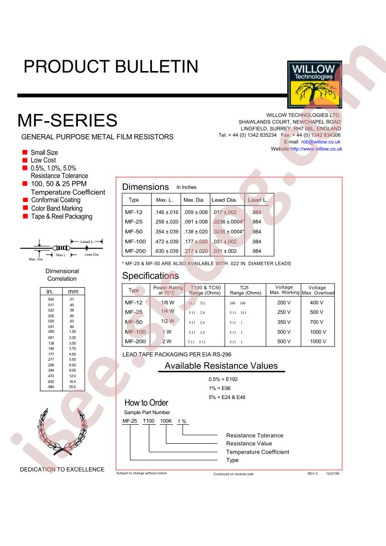 MF-12T100100K1