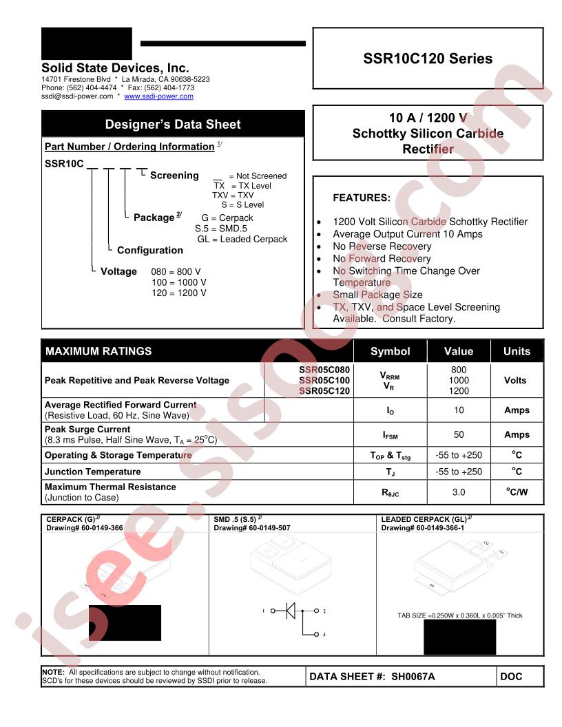 SSR10C120GL