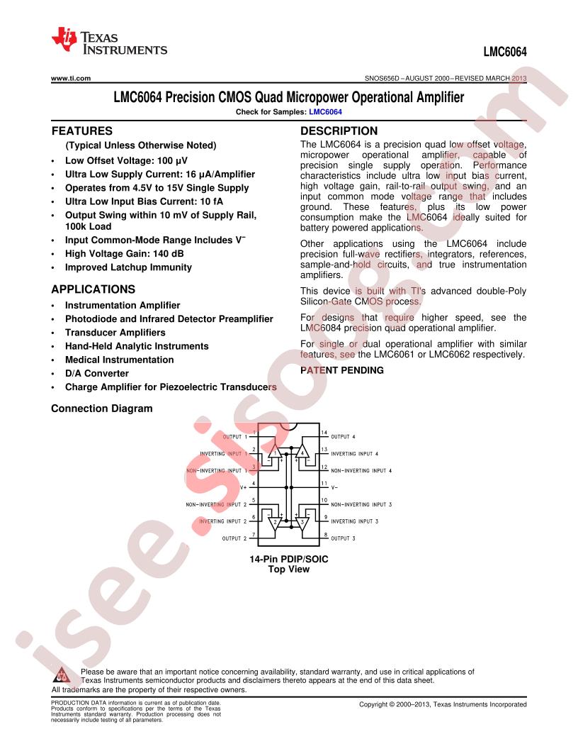LMC6064IM