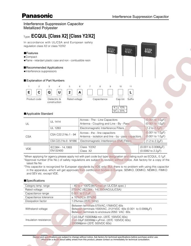 ECQU2A102ML