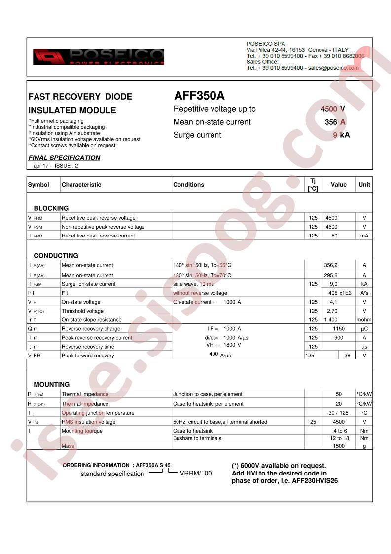 AFF350AS45