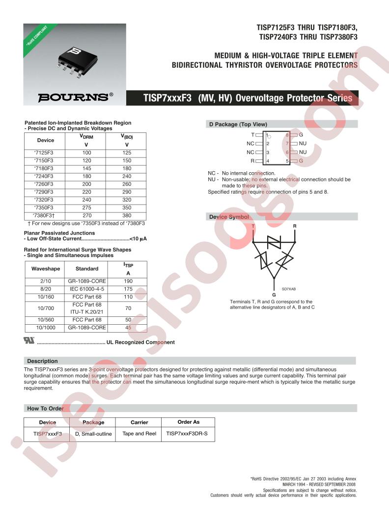 TISP7125F3