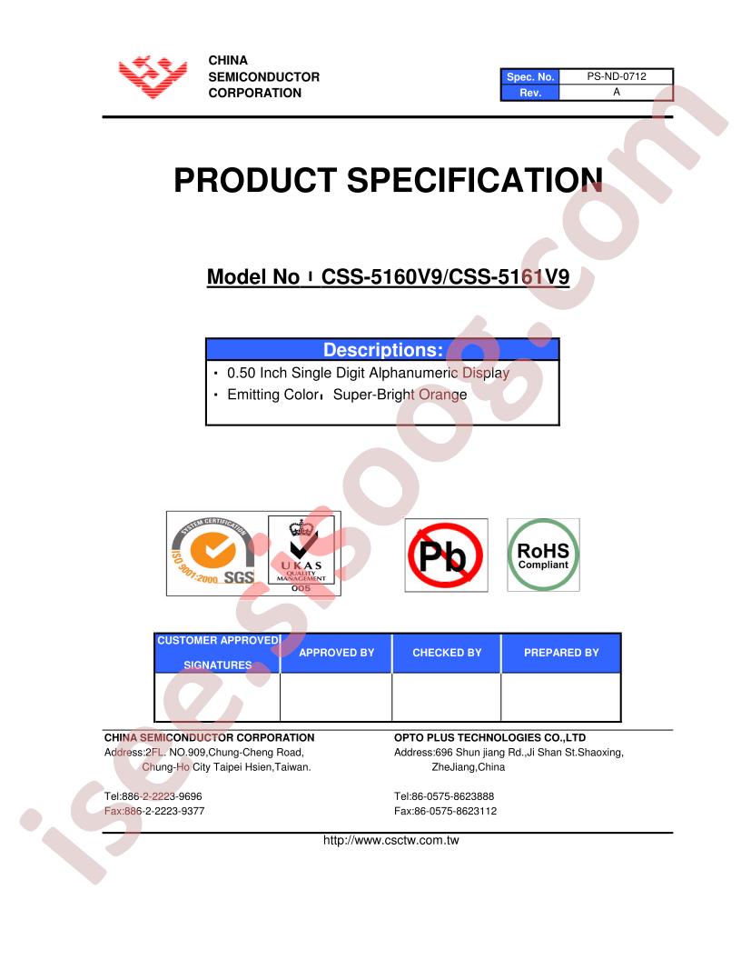 CSS-5160V9