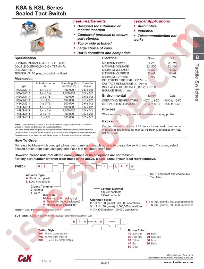 KSA0V-3-11-LFTR